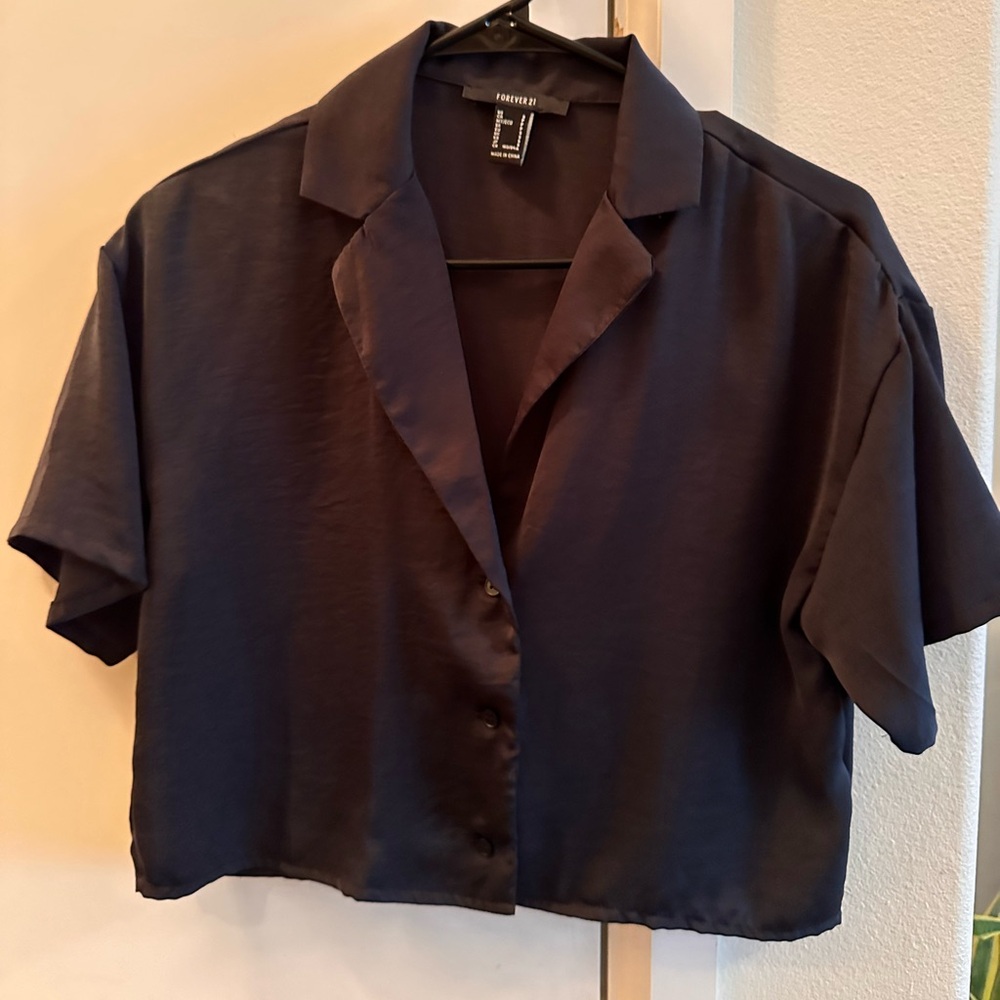 Button up black shirt